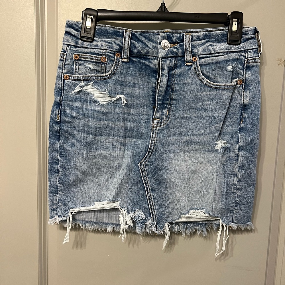 American Eagle Curvy hi-rise mini skirt size 4